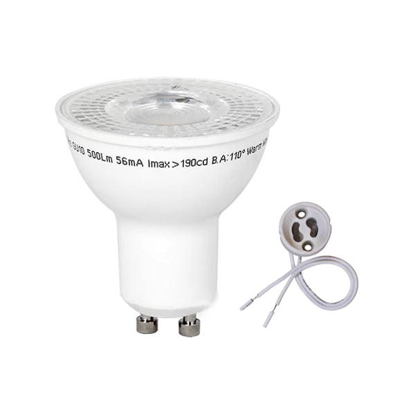 c2d2559a-723c-470e-a162-b87a756e0266 لامپ الایدی هالوژنی 6 وات SMD سرپیچ GU10 - سوکت GU10 - تصویر 1